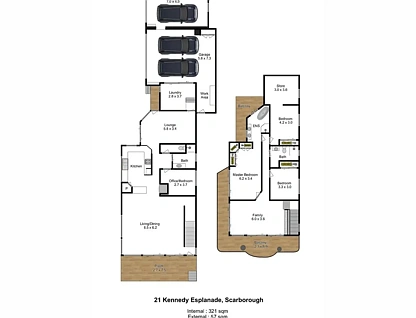 21 Kennedy Esplanade, Scarborough, Brisbane - Northern Region , 4 rūma, 3 rūma horoi, House