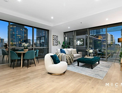 801/620 Collins Street, Melbourne, Melbourne CBD, 2 غرف, 2 حمامات, Apartment