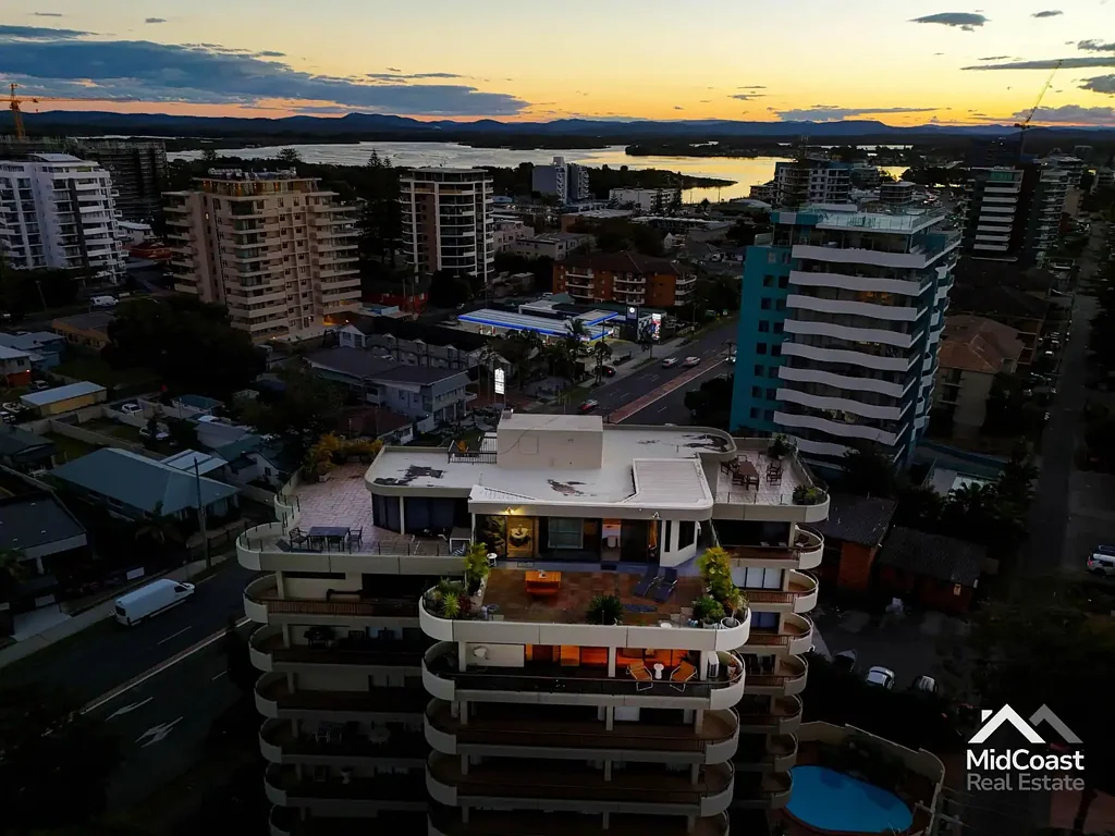 Forster 2غرفة نوم Penthouse Above Pebbly Beach