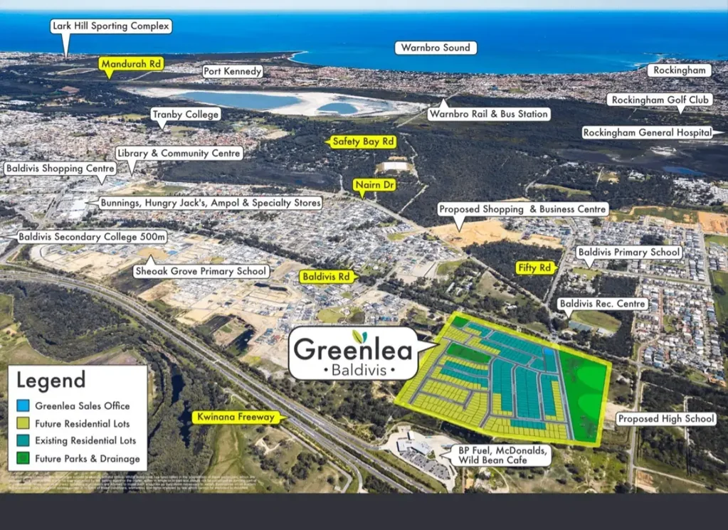 Baldivis  GREENLEA ESTATE BALDIVIS – STAGE 5A NOW SELLING