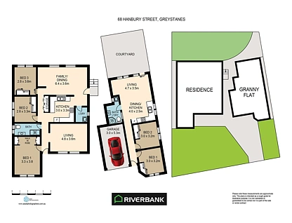 68 & 68A Hanbury Street, Greystanes, Parramatta (Northwest suburbs), 5 habitaciones, 2 baños, House