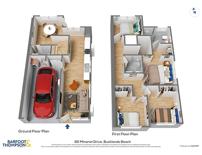 8D Minaret Drive, Bucklands Beach, Manukau City, 4房, 2浴, 独立屋
