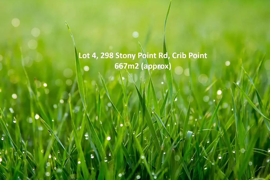 Crib Point 667平米理想地块 中心地段建造梦想 四卧主套步入式 双车库露台休闲 Lot 4 – 667m² (Approx) - Ready to Build (STCA)