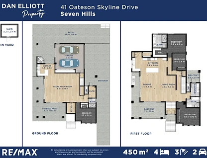 41 Oateson Skyline Drive, Seven Hills, Brisbane - Eastern Region, 4 غرف, 3 حمامات, House
