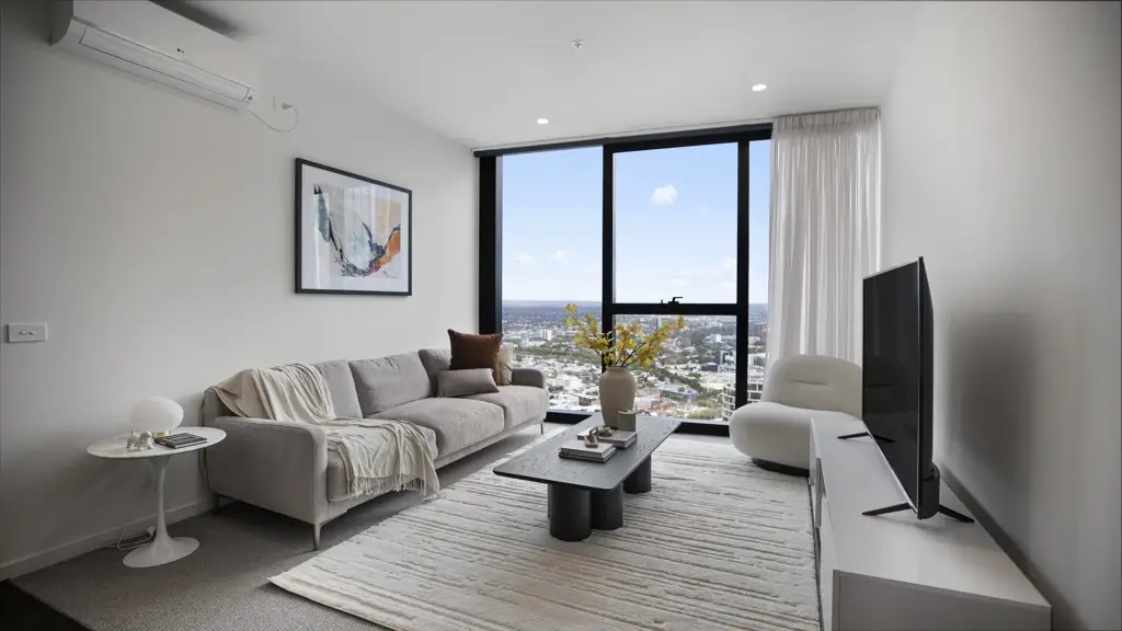 Melbourne 3कमरा Brand New: 3 Bedroom at Level 59, 119 A'Beckett St, Melbourne