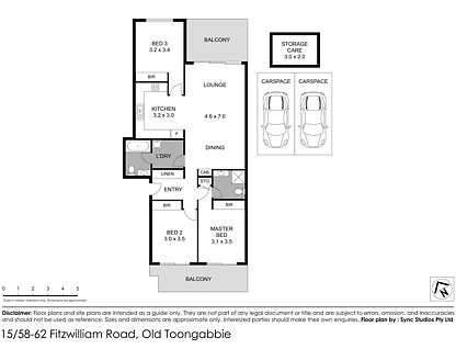 15/58-62 Fitzwilliam Road, Old Toongabbie, Parramatta (Northwest suburbs), 3部屋, 2バスルーム, Apartment