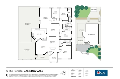 5 The Ramble, Canning Vale, WA 6155, 4 Bedrooms, 2 Bathrooms, House