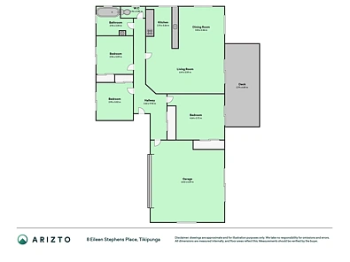 Plano ng Palapag - 8 Eileen Stephens Place, Tikipunga, Whangarei District, Northland