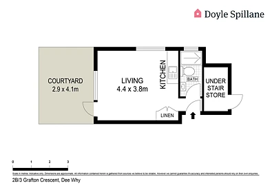 2b/3 Grafton Crescent, Dee Why, NSW 2099, 1 Bedrooms, 1 Bathrooms, Studio