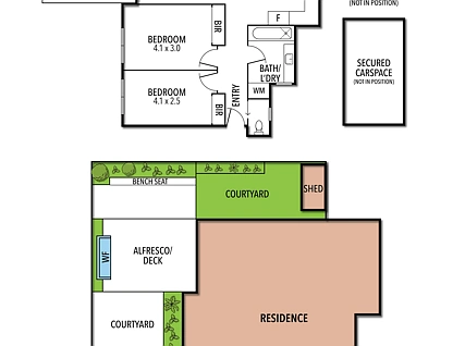2/74-76 Rathmines Road, Hawthorn East, Inner East Melbourne, 2 ห้องนอน, 1 ห้องน้ำ, Apartment