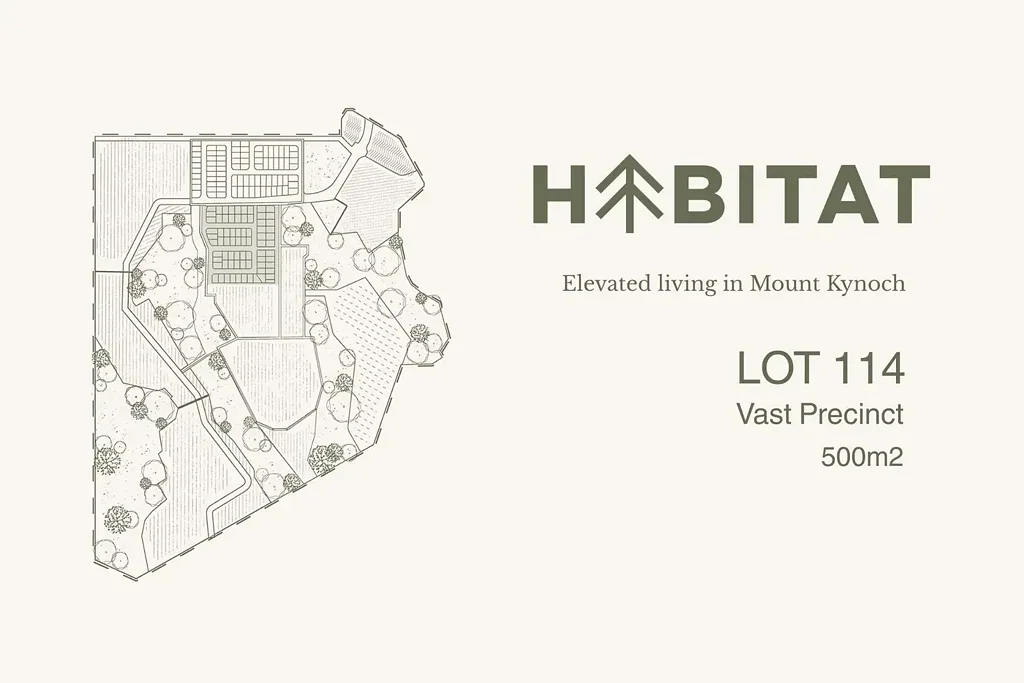 Mount Kynoch 朝北地块 500平米独特 坐拥Toowoomba景 规划社区便利 自然绿地环绕 Habitat Mt Kynoch - 500m2 Allotment