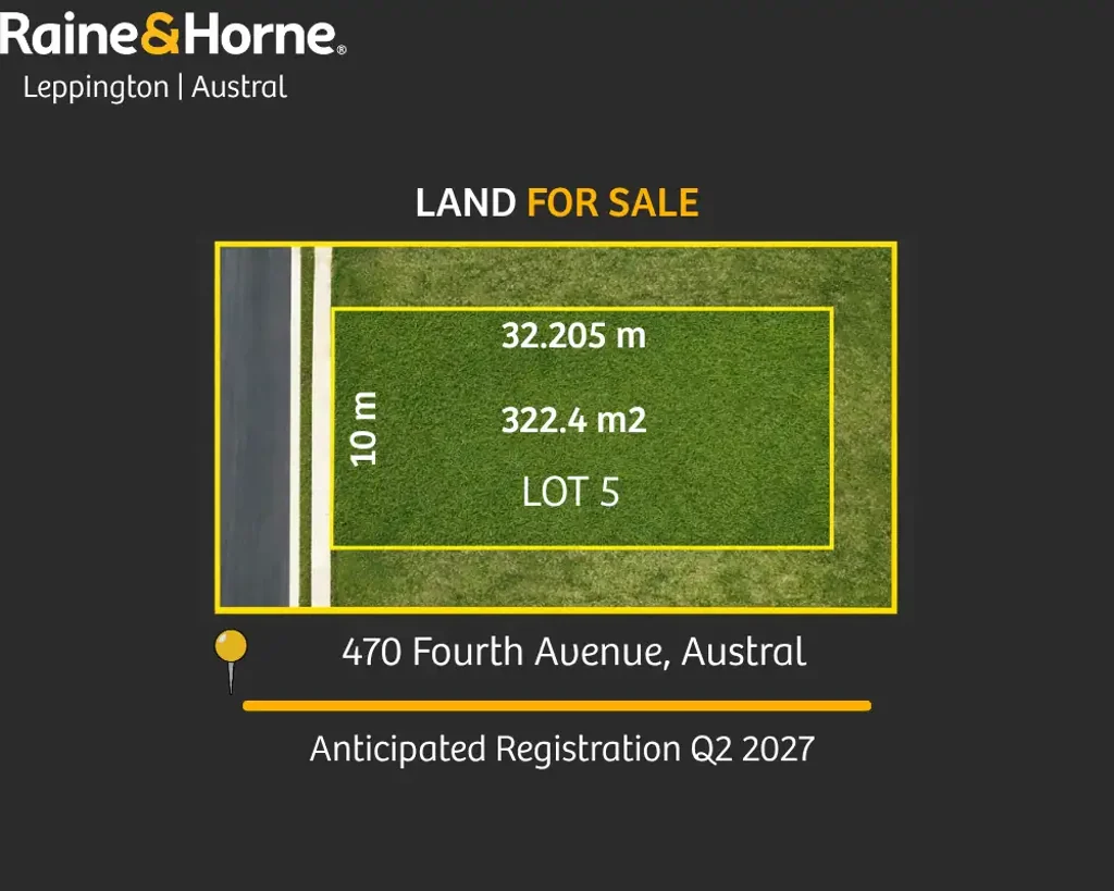 Austral 470-510 FOURTH AVENUE, AUSTRAL Premium Land Release | Anticipated Mid-2027 Registration