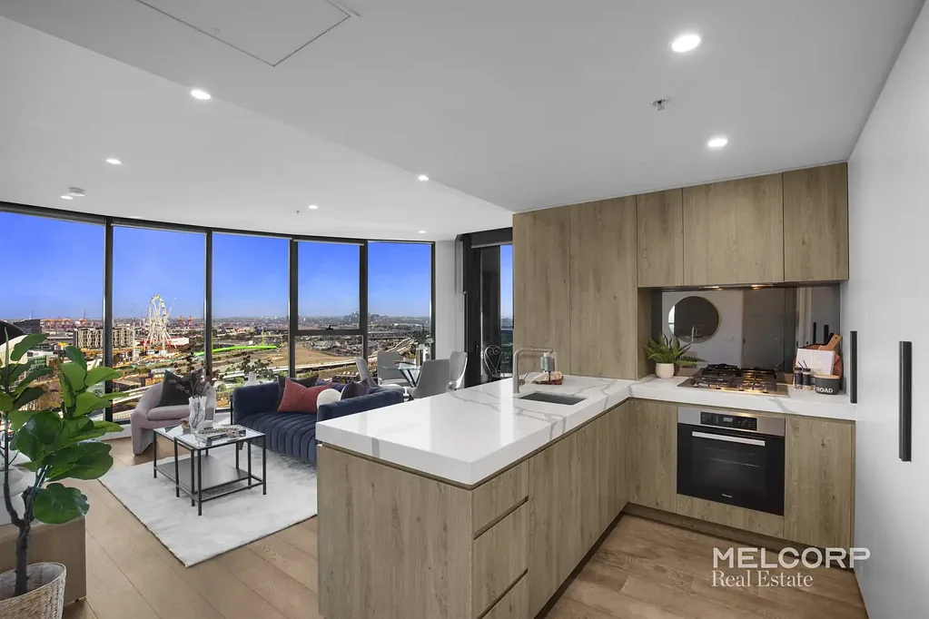 West Melbourne 2ห้องนอน Curved Glass, City Views & a Premium West Melbourne Lifestyle