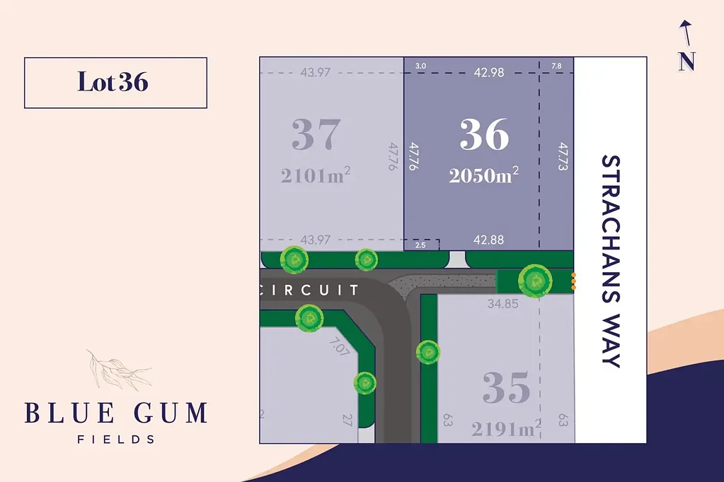Kyabram LOT 36 STAGE 3A - BLUE GUM FIELDS ESTATE – SPACE, LIFESTYLE & CONVENIENCE