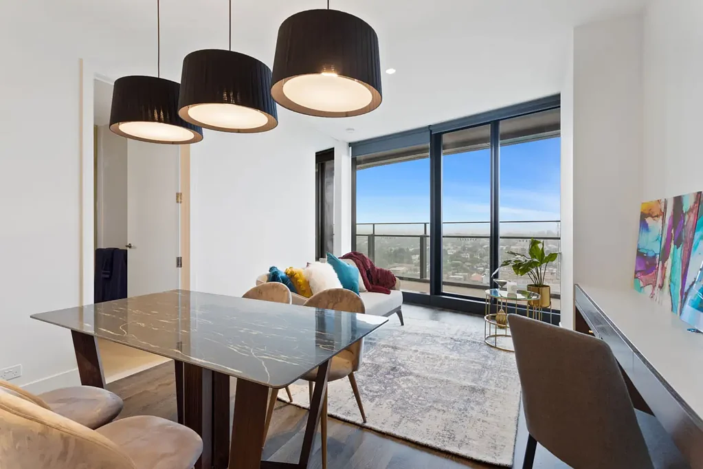 South Yarra 1ਬੈੱਡਰੂਮ 27th Floor South Yarra Residence with Panoramic Views
