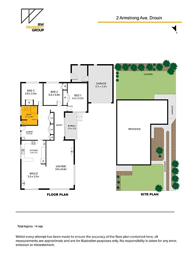 ਮੰਜ਼ਿਲ ਦੀ ਯੋਜਨਾ - 2 Armstrong Avenue, Drouin, VIC 3818