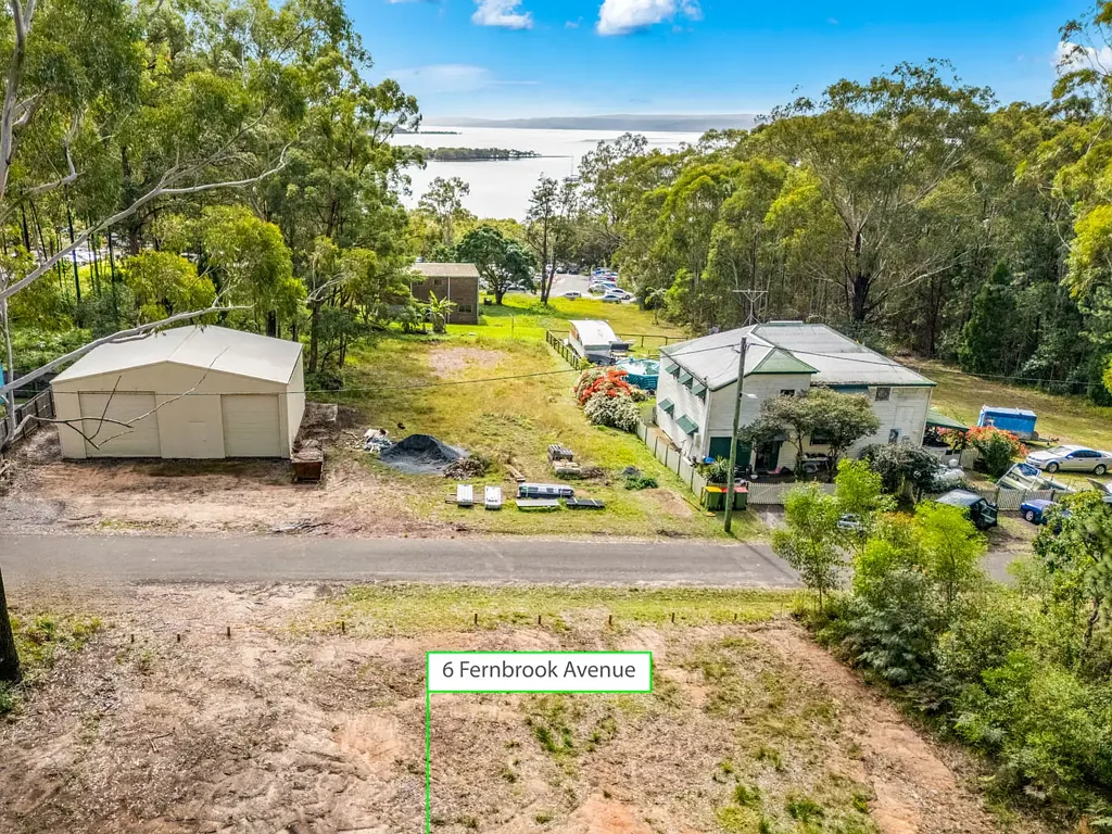 Russell Island Prime central location with water views.
