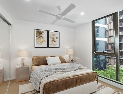 30803/24 Stratton Street, Newstead, Brisbane - Inner City Region, 1 rūma, 1 rūma horoi, Apartment