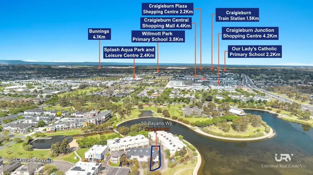 Craigieburn 3Habitaciones Modern Townhouse in Prime Craigieburn Location!