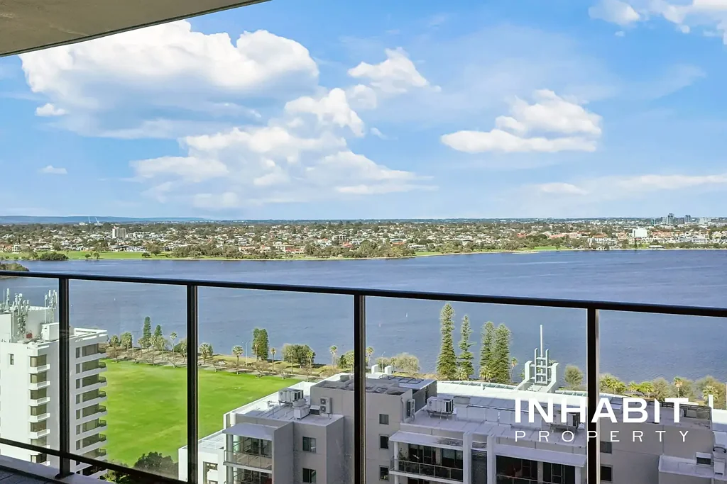 East Perth 2ਬੈੱਡਰੂਮ Level 16 River Views | Luxury Fairlanes Living with Two Car Bays