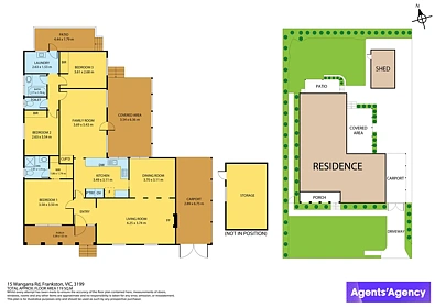 户型图 - 15 Wangarra Road, Frankston, VIC 3199