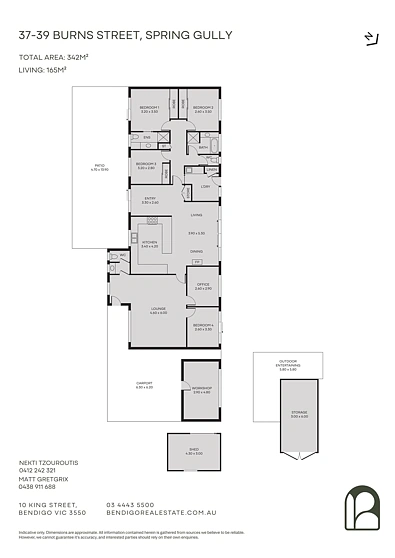 37-39 Burns Street, Spring Gully, VIC 3550, 4 habitaciones, 2 baños, House