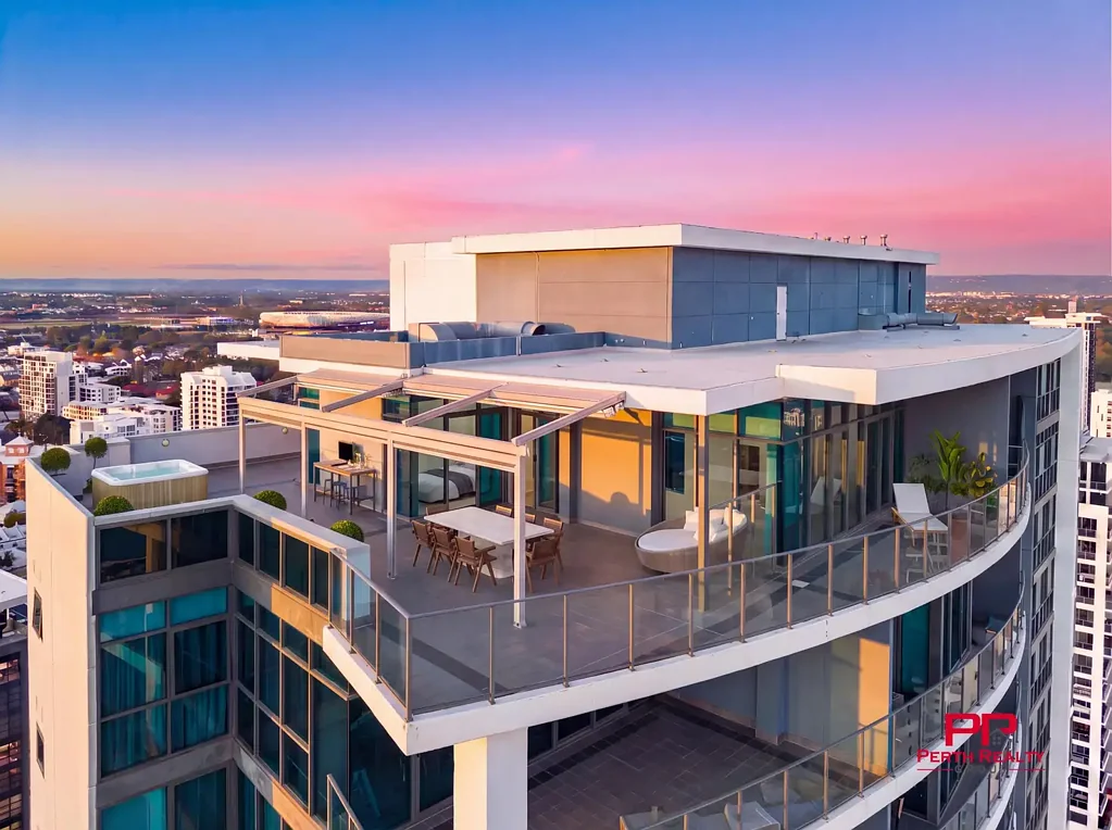 East Perth 3 Slaapkamer Sky's The Limit - Level 26- PENTHOUSE