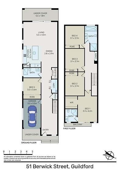 51 Berwick Street, Guildford, NSW 2161, 5 slaapkamers, 3 badkamers, House