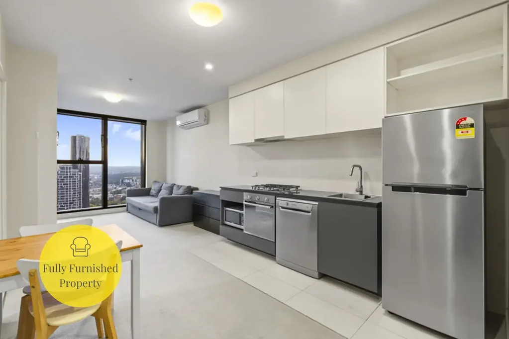 Fully Furnished One Bedroom Apartment with Powder Room