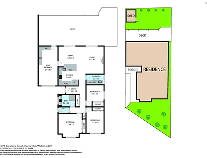 2/9 Carstens Court, Currumbin Waters, Gold Coast, 4 कमरे, 1 बाथरूम, Apartment