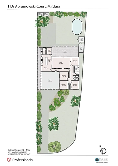 1 Dr Abramowski Court, Mildura, VIC 3500, 4房, 2浴, House