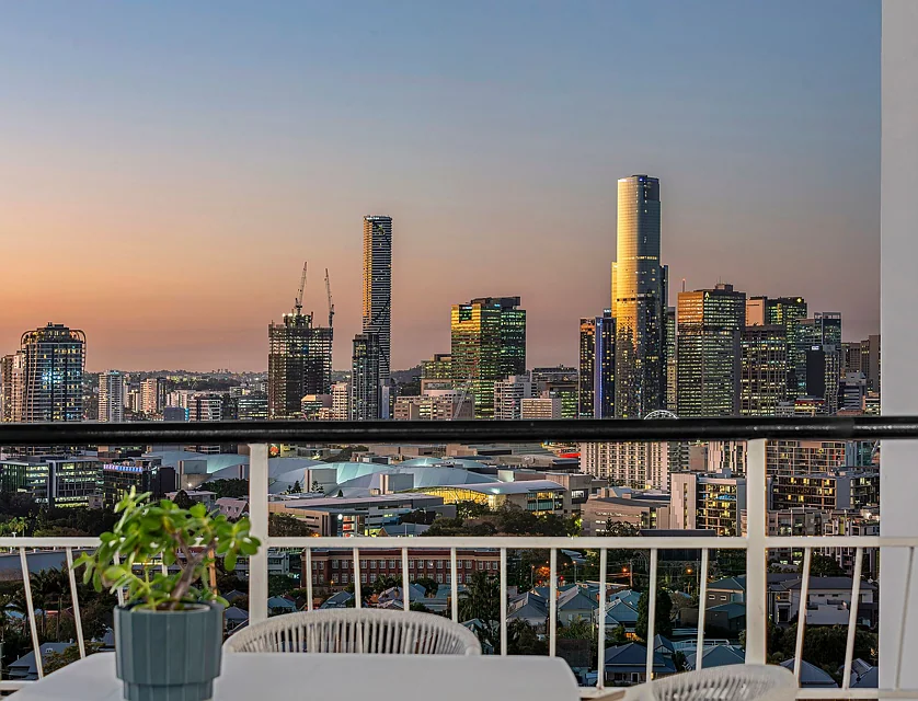 10C/182 Dornoch Terrace, Highgate Hill, Brisbane - Inner City Region, 2 غرف, 1 حمامات, Apartment