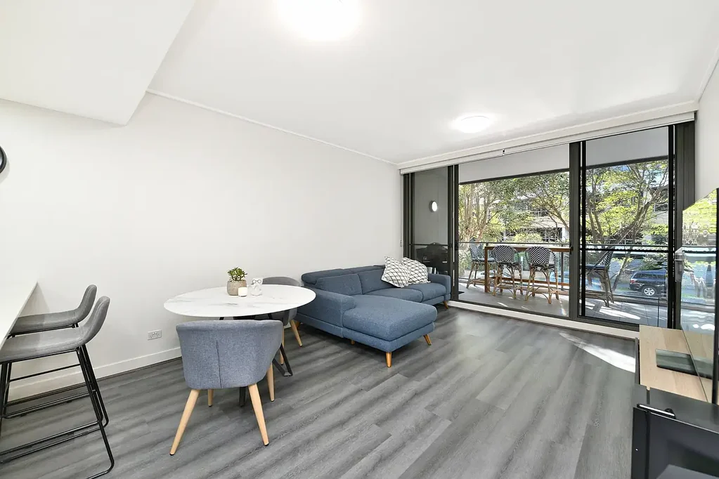 Viewings from 7/8/24 ... Ultimate convenience, contemporary north facing apartment with timber flooring