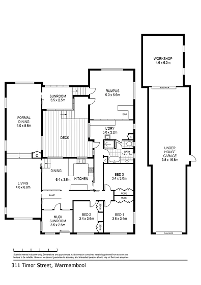311 Timor Street, Warrnambool, VIC 3280, 3 slaapkamers, 1 badkamers, House