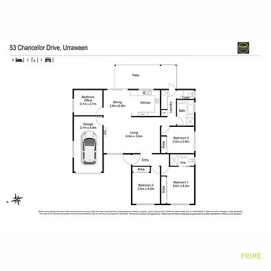 53 Chancellor Drive, Urraween, QLD 4655, 4 Bedrooms, 2 Bathrooms, House