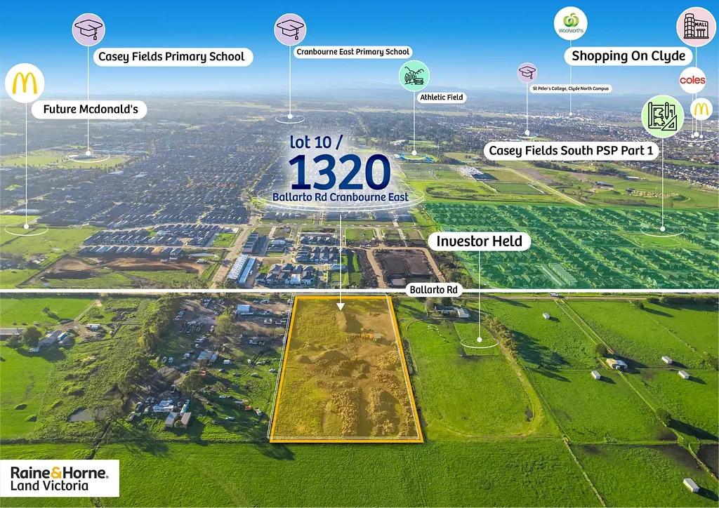 Cranbourne East 5 英亩 | 已批准的 Cranbourne East PSP | 工业用地 5 Acres | Approved Cranbourne East PSP | Industrial Land