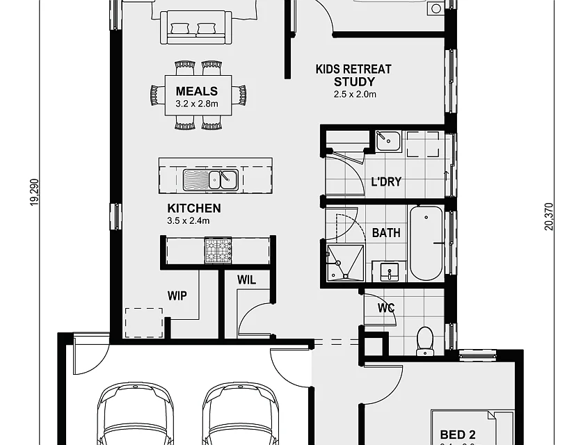 LOT 3092 CARDIGAN  STREET, Truganina, South West Melbourne, 3 غرف, 2 حمامات, House