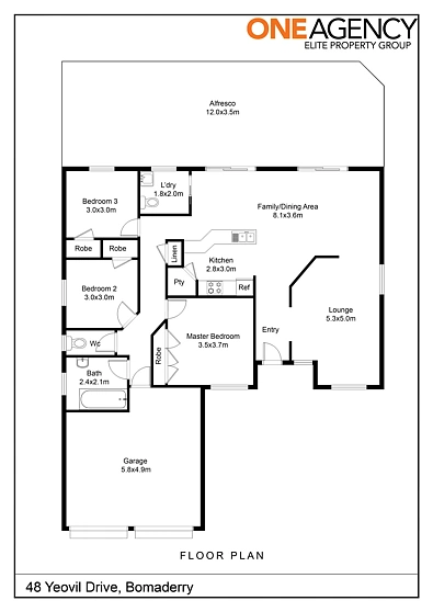 48 Yeovil Drive, Bomaderry, NSW 2541, 3 Schlafzimmer, 1 Badezimmer, House