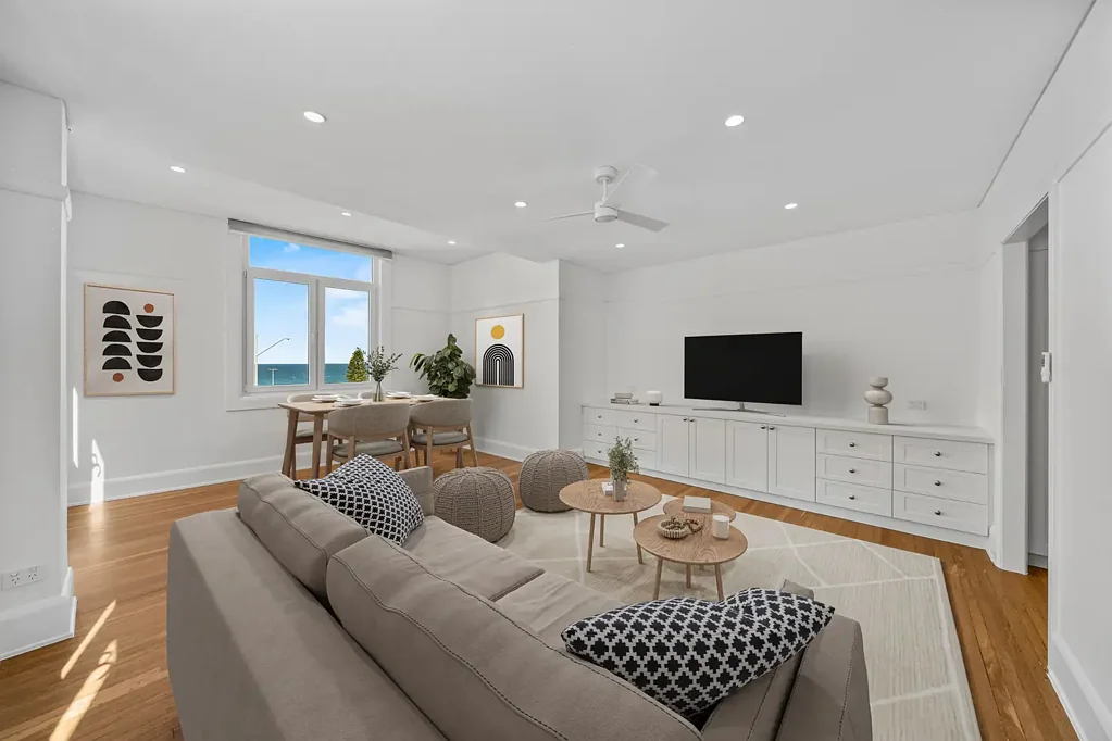 Luxury Coastal Living Opposite Bondi Beach | Spacious 2 Bedroom Beachfront Apartment