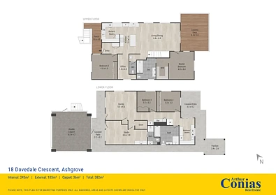 18 Dovedale Crescent, Ashgrove, QLD 4060, 5房, 3浴, House