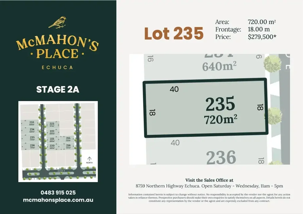 LOT 235 Road E Avenue, Echuca, VIC 3564