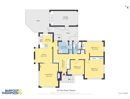 33 View Road, Waiuku, Franklin, 3房, 1浴, 独立屋
