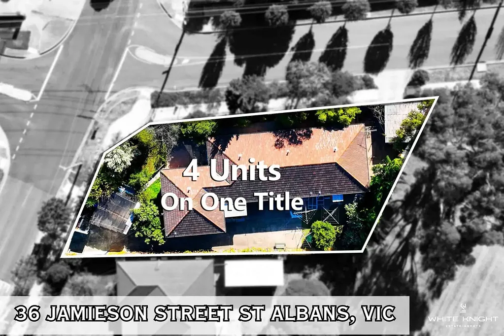 St Albans 4部屋 Rare Investment Opportunity –Corner block 4 Units on One Title in Central St Albans!