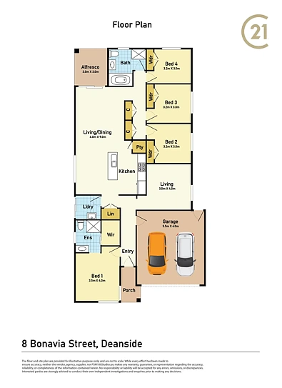 8 Bonavia Street, Deanside, VIC 3336, 4 Bedrooms, 2 Bathrooms, House