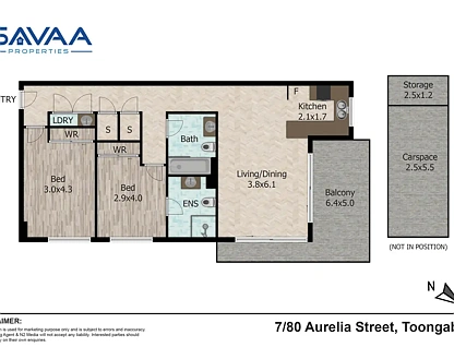 7/80-82 Aurelia Street, Toongabbie, NSW 2146, 2房, 2浴, 公寓