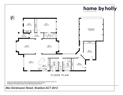 Plano ng Bahay - 46a Girrahween Street, Braddon, ACT 2612