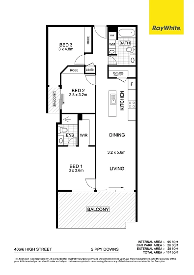 406/6 High Street, Sippy Downs, QLD 4556, 3 Bedrooms, 2 Bathrooms, Unit