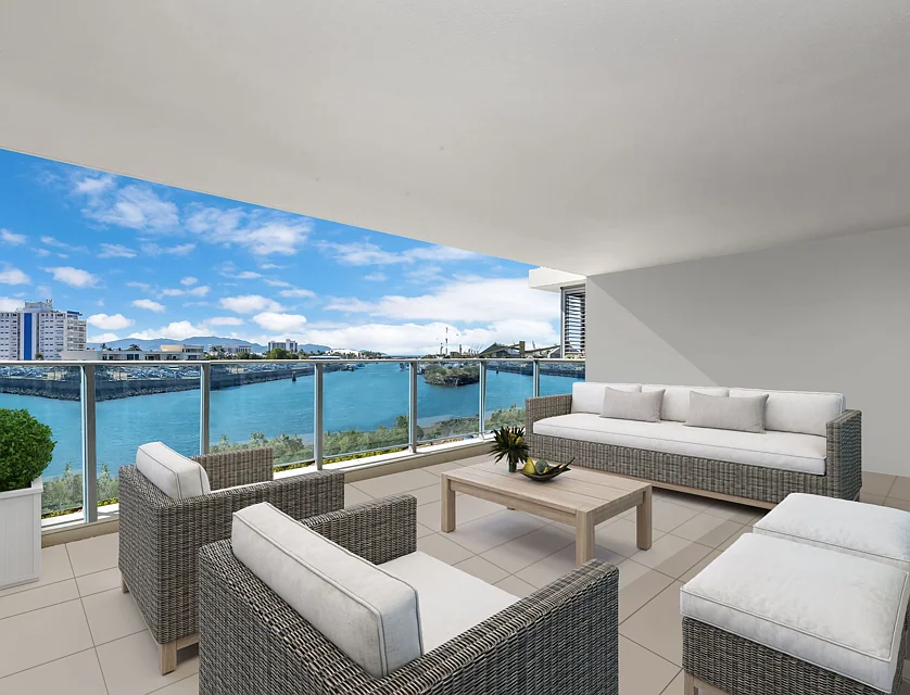 403/69-77 Palmer Street, South Townsville, Townsville, 3部屋, 2バスルーム, Apartment