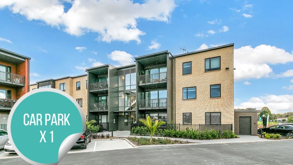Architecturally designed two bedroom apartment + Carpark!