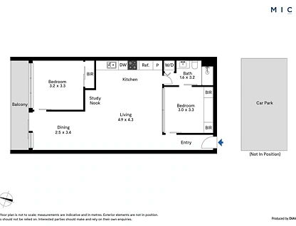 4404/601 Little Lonsdale Street, Melbourne, Melbourne CBD, 2 rūma, 1 rūma horoi, Apartment